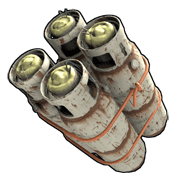 Munition catapulte explosive