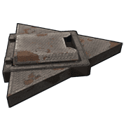 Trappe echelle triangle