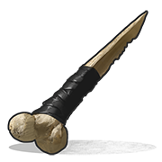 Couteau en os