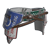 Kilt roadsign